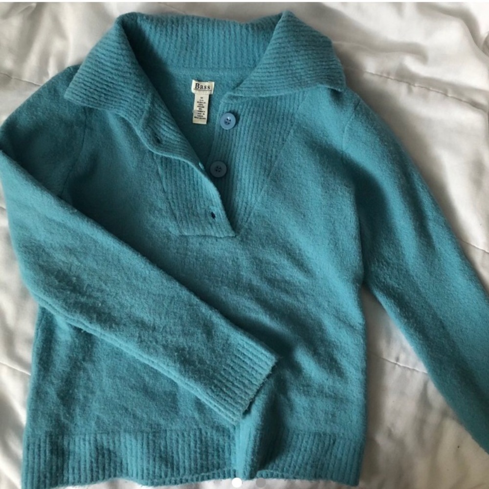 Vintage pastel collared sweater